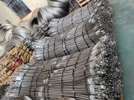 Elevator Hoist Stainless Steel Wire Ropes Heat Resistant For Elevator